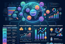 Domain Name Extensions - Choosing Between .com .io and .net - Featured Image